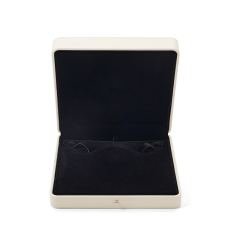 PU Leather Necklace Box Jewellery Packaging Box Pearl Necklace Display for Women