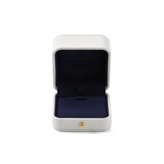 Pu Leather Microfiber Ring Box Pendant Necklace Storage Box