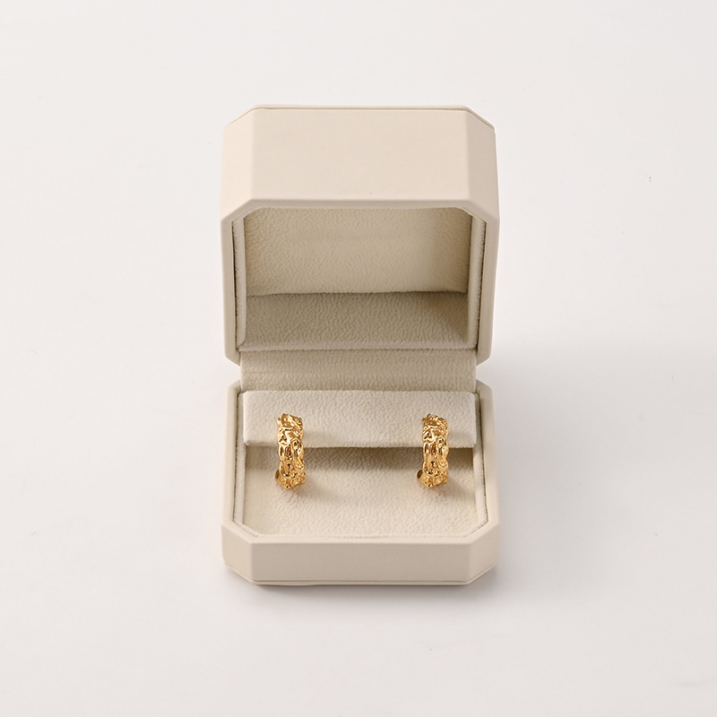 Wholesale Luxury Ring Jewelry Packaging Box PU Leather Jewelry Box Organizer