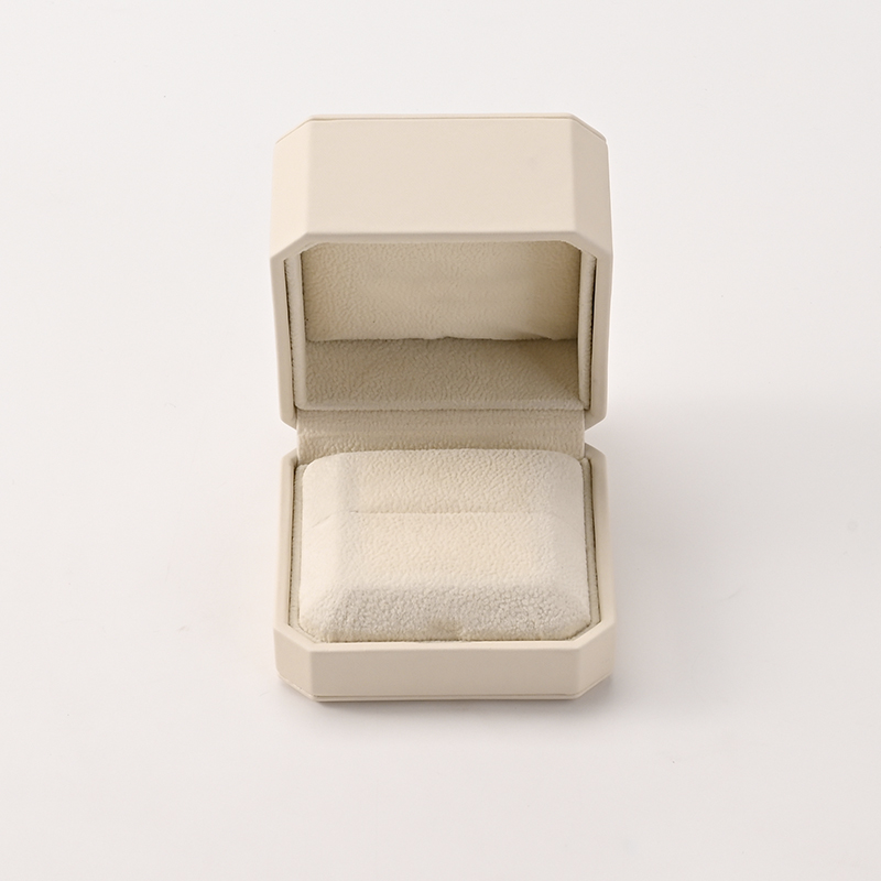 Wholesale Luxury Ring Jewelry Packaging Box PU Leather Jewelry Box Organizer