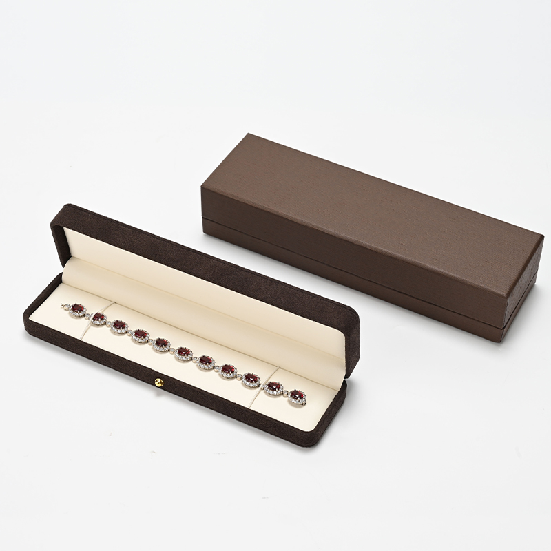 Jewelry Box Microfiber Pendant Storage Box Custom Logo Gift Jewelry Box