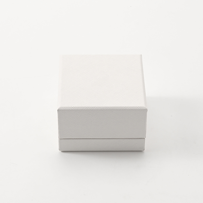 Pu Leather Microfiber Ring Box Pendant Necklace Storage Box