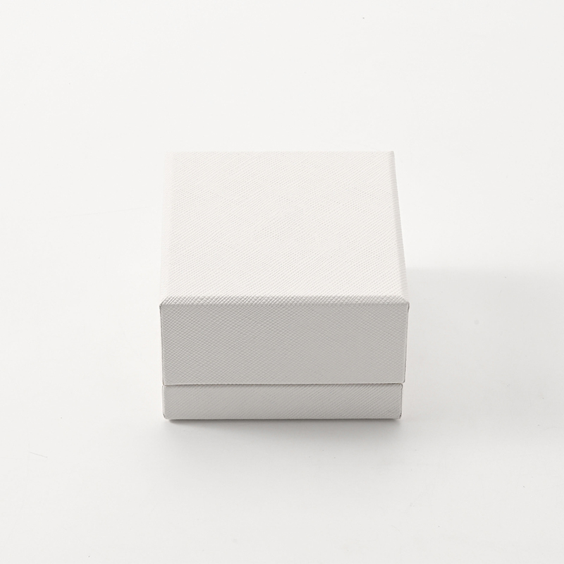 Pu Leather Microfiber Ring Box Pendant Necklace Storage Box