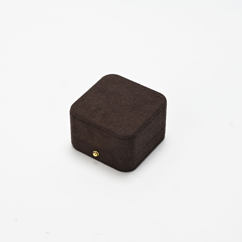 Jewelry Box Microfiber Pendant Storage Box Custom Logo Gift Jewelry Box