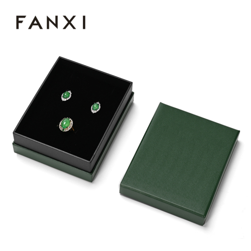 Green Carboard Jewelry Box Ring Box Jewelry Packaging Box