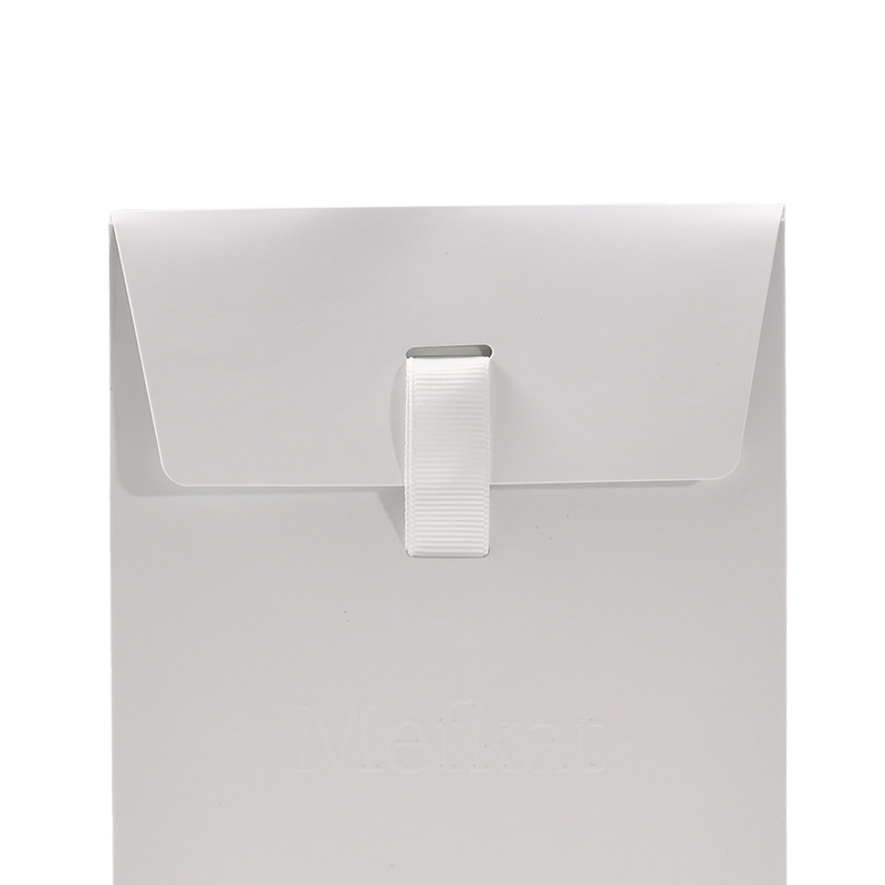 White Paper Bag Gift Packaging Bags Shopping Gift Paper Jewelry Bag