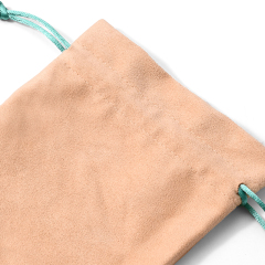 Suede Jewelry Pouch Ring Earring Bracelet Necklace Jewelry Packaging Bag With Custom Logo