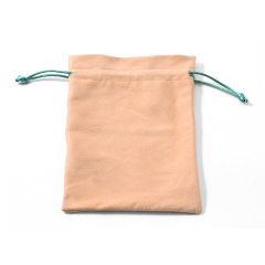 Suede Jewelry Pouch Ring Earring Bracelet Necklace Jewelry Packaging Bag With Custom Logo