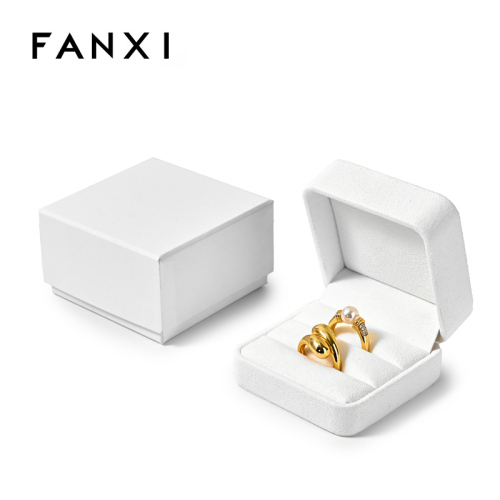 Microfiber Jewelry Box Set Ring Earring Necklace Bracelet Jewelry Storage Box