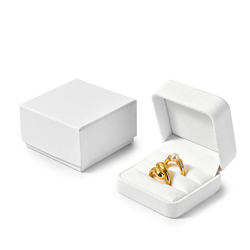 Microfiber Jewelry Box Set Ring Earring Necklace Bracelet Jewelry Storage Box