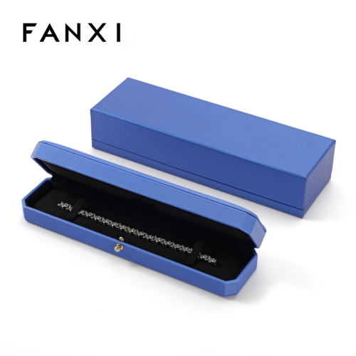 Long Chain Jewelry Box Jewelry Gift Leather Jewellery Box Packaging Jewelry Travel Box
