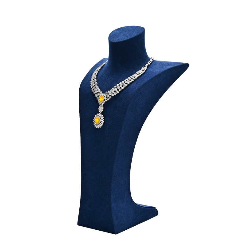 RX119 Necklace Display Stand Jewelry Bust for Luxury Jewelry Store Counter Display Necklace Busts Stand Jewelry Display
