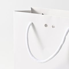 Luxury Jewelry Gift Packaging Bags White Paper Jewelry Bags Shopping Bags