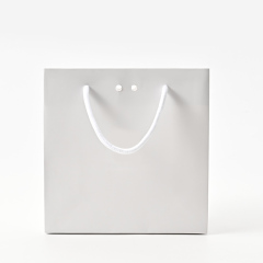 Luxury Jewelry Gift Packaging Bags White Paper Jewelry Bags Shopping Bags