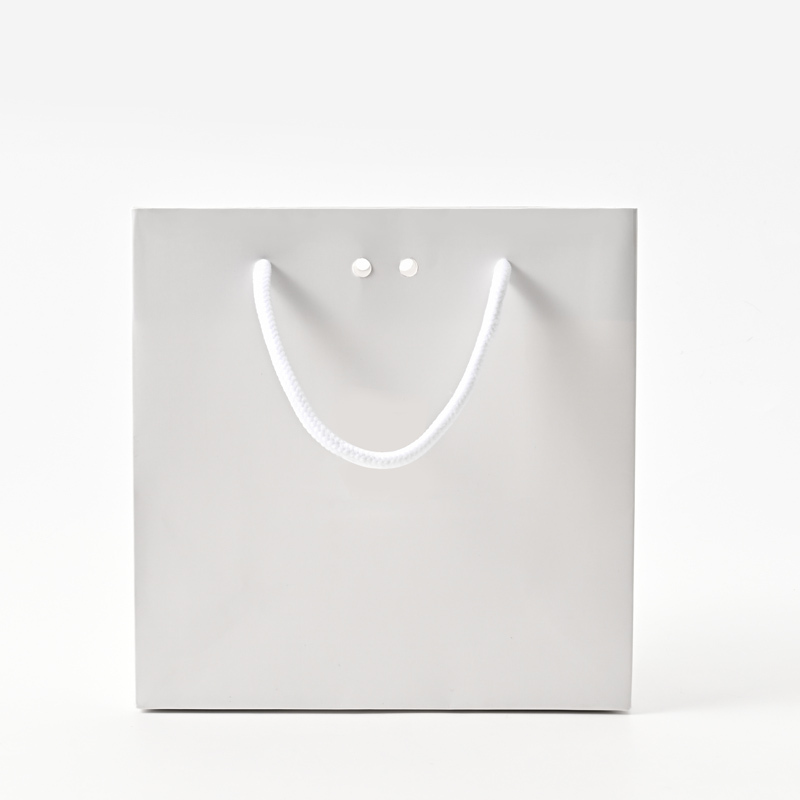 Luxury Jewelry Gift Packaging Bags White Paper Jewelry Bags Shopping Bags