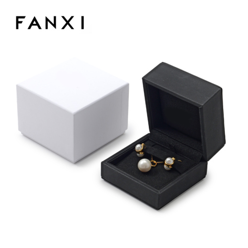 Luxury Jewellery Packaging Box Earring Ring Necklace Luxury Black Jewelry Box