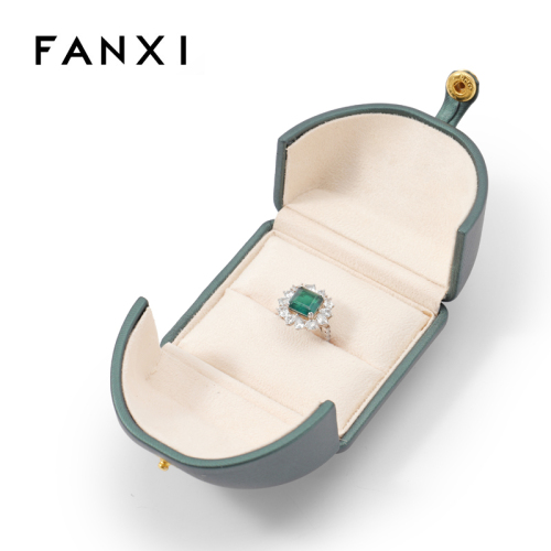 Custom logo Jewelry Packaging Double Opening Box Ring Box Jewelry Packaging