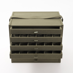 Suede Jewelry Case Multi Functional Jewelry Storage Case Ring Earring Necklace Case