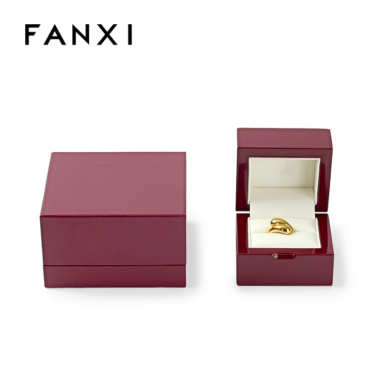 Ring Box Custom logo Jewelry Box Ring Packaging Elegant Gift Box for Jewelry Box