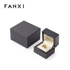 Dark Blue Ring Box High Quality Customize Jewelry Display Ring Holder