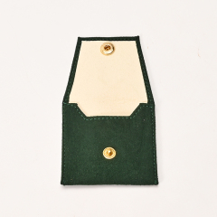 Green Microfiber Pouch Custom logo Jewellery Bag Pouch Multifunction Pouch With Logo