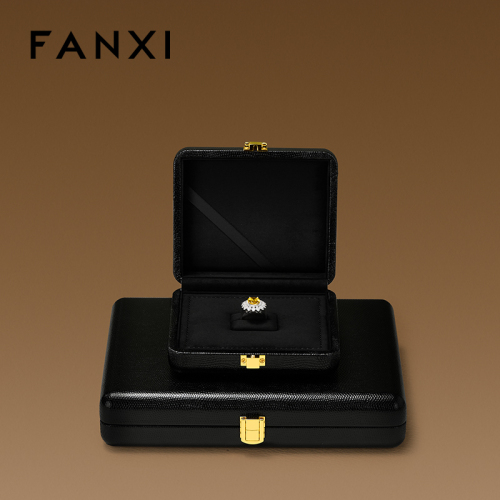 H156 Custom PU Luxury Gift Jewelry Storage Box Jewellery Wholesale Bracelets Necklace Earrings Ring Box Packaging Jewelry Box