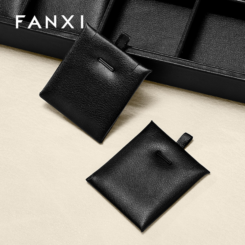 P173 Luxury Black Jewelry Display Tray Earring Jewelry Packaging PU Tray Organizer Display Jewelry Tray for exhibidor
