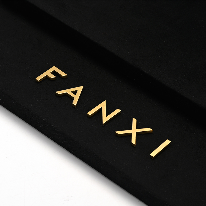 FANXI New Arrival black microfiber jewelry set