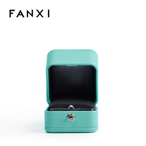 FANXI wholesale Luxury Custom PU Leather Jewellery Gift Package Jewelry Box