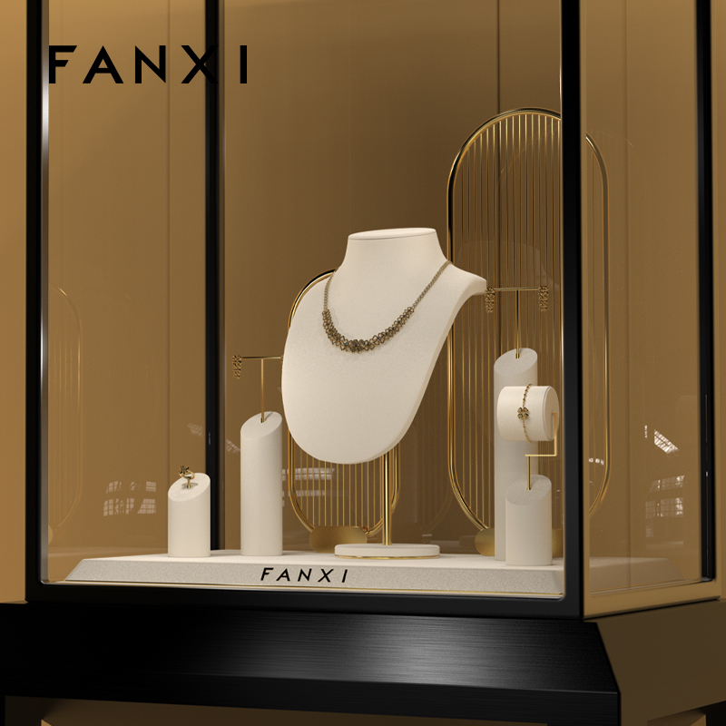 FANXI Custom colour counter jewelry display set
