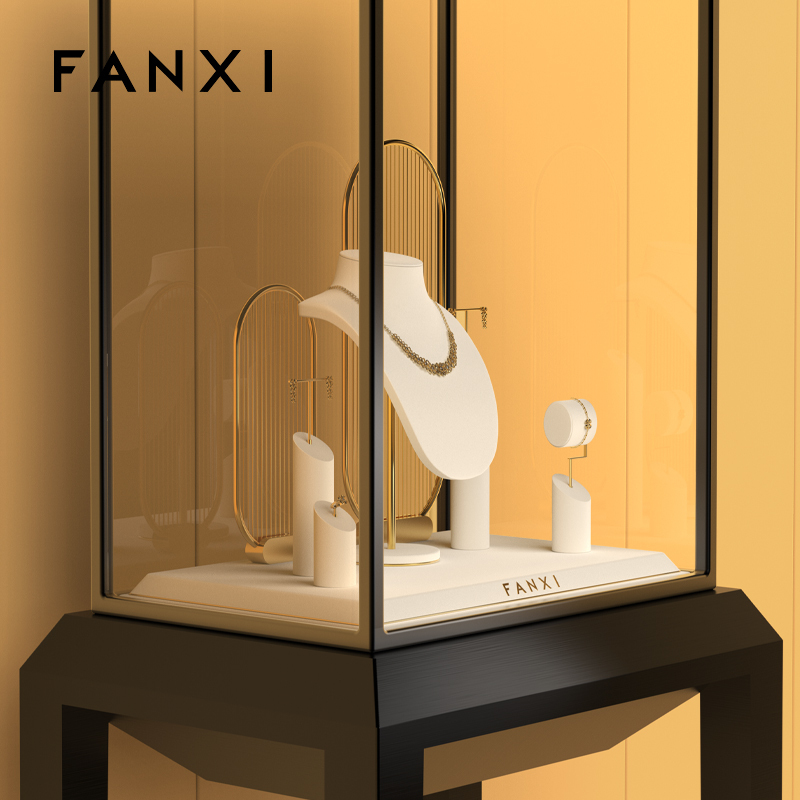 FANXI Custom colour counter jewelry display set