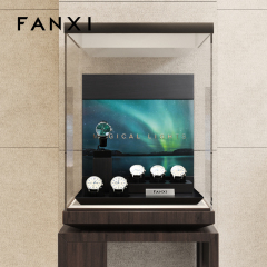 FANXI custom logo & colour beige microfiber jewelry display set