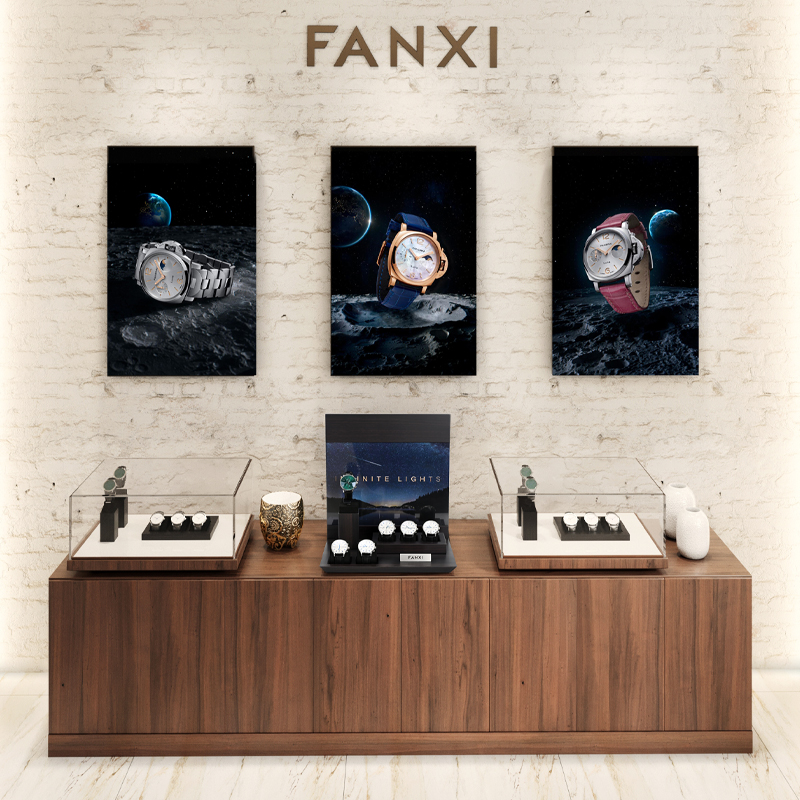 FANXI custom logo & colour watch display set