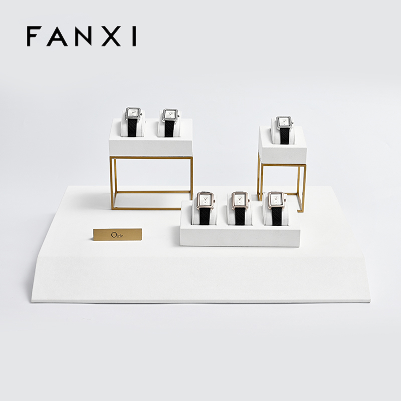 FANXI custom logo & colour watch display exhibitor
