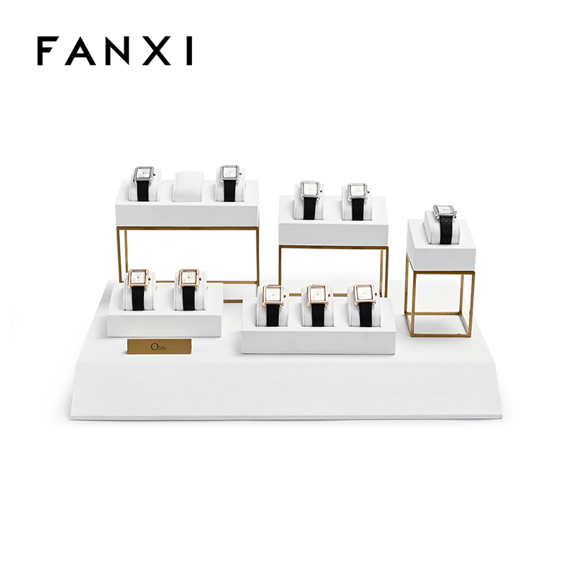 FANXI custom logo & colour watch display exhibitor
