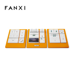 FANXI PU leather jewelry display set