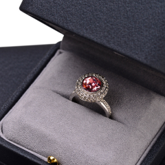 FANXI Newest Jewelry Gray Luxury Jewelry Box Jewelry Packaging Box Ring Bracelet Pendant Custom Logo