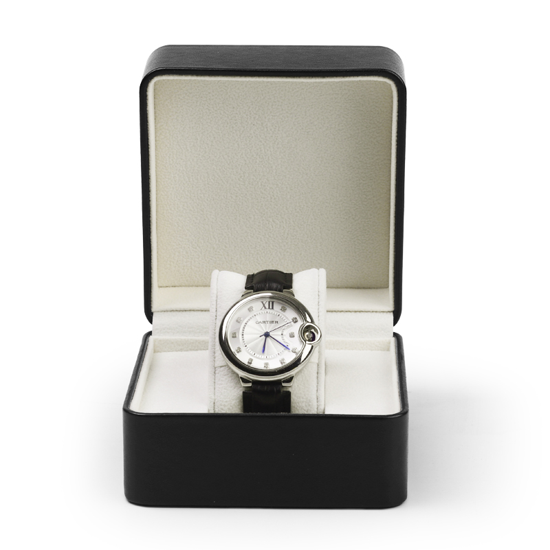FANXI Customized Red and Black Luxury PU leather Wrist Watch Box Jewellery Packaging Box