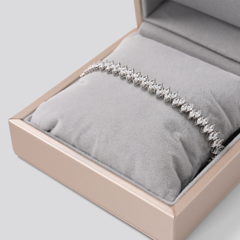 FANXI new arrival luxury jewelry box personalized jewelry Pu leather with velvet modern jewelry pillow box