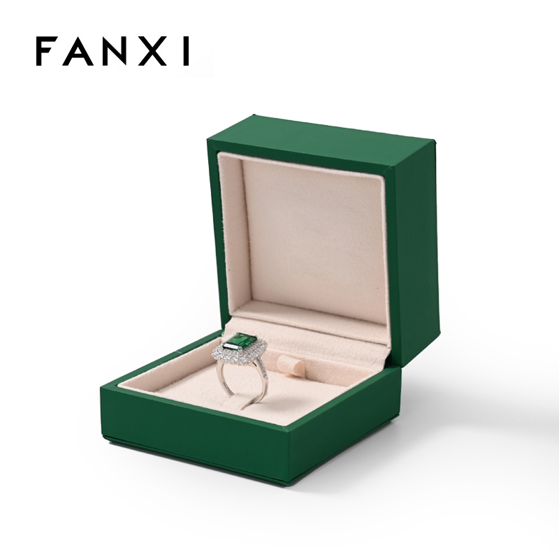 FANXI customized mens jewelry box for rings jewelry vintage packaging gift box