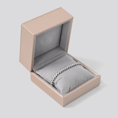 FANXI new arrival luxury jewelry box personalized jewelry Pu leather with velvet modern jewelry pillow box
