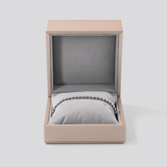 FANXI new arrival luxury jewelry box personalized jewelry Pu leather with velvet modern jewelry pillow box