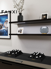FANXI luxury Black microfiber jewelry display stand