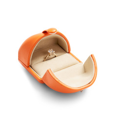 FANXI New design jewelry boxes PU leather and microfiber for ring earring necklace jewelry packaging box