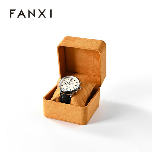 FANXI high quality yellow velvet watch ring pendant jewelry package