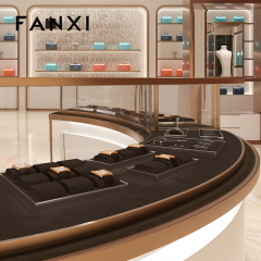FANXI DIY Microfiber Watch Display Stand Holder Metal Base watch display stand Watch Stand