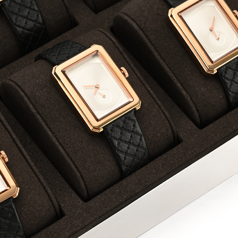 FANXI DIY Microfiber Watch Display Stand Holder Metal Base watch display stand Watch Stand