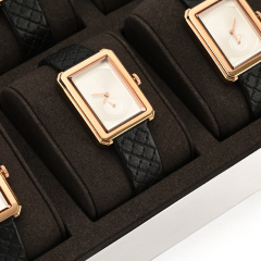 FANXI DIY Microfiber Watch Display Stand Holder Metal Base watch display stand Watch Stand