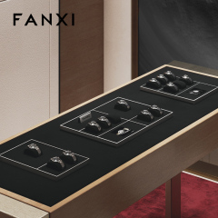 FANXI DIY Microfiber Watch Display Stand Holder Metal Base watch display stand Watch Stand