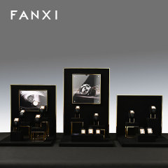 FANXI High End metal Watch Display Stand Custom superfiber Watch Display Holder